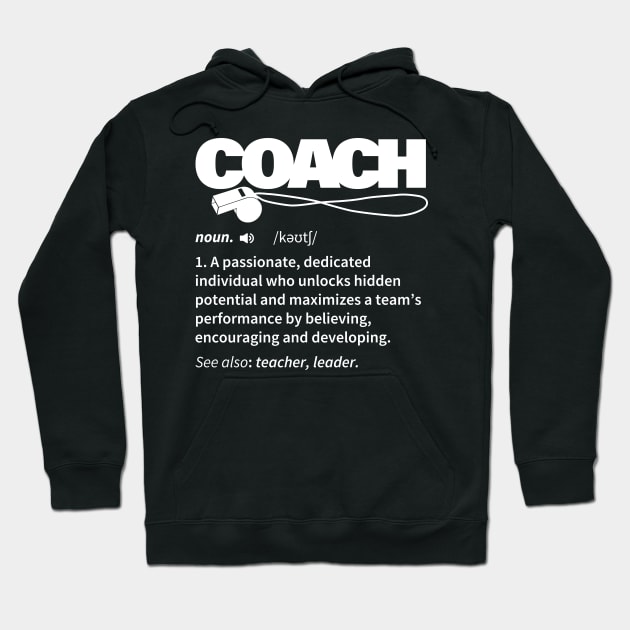 Coach Definition Hoodie by DragonTees